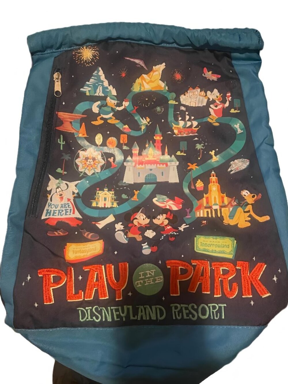 Disney Parks Play in the Park cinch sack backpack